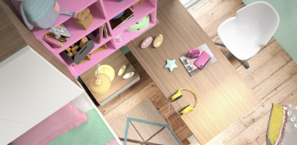 rendering / kids bedroom